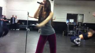 Victoria Justice dances to quotBeggin On Your Kneesquot [upl. by Tillman397]