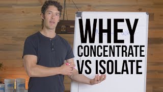 Whey Protein Isolate vs Concentrate [upl. by Darby]