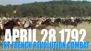 French Revolution first combat  April 28th 1792 [upl. by Irehs99]