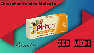 Chlorpheniramine Maleate 4mg AllerChlor What is Chlorpheniramine Uses Dose amp Side Effects [upl. by Maye]