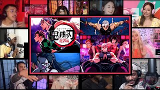 Demon Slayer  Season 2 OP 3 🔥🤩🤩  Reaction Mashup  🎧USE HEADPHONES🎧 [upl. by Eadrahc275]