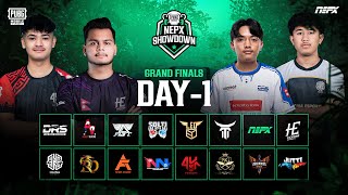 PUBG Mobile NEPX Showdown  Grand Finals Day 1 [upl. by Gensler]