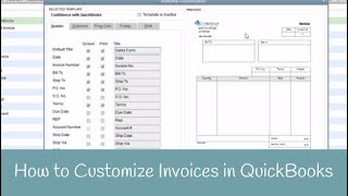 How to customize invoices in QuickBooks [upl. by Vita430]