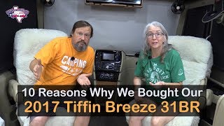 Why We Chose The Tiffin Breeze 31BR For Our Motorhome to Begin FullTime RV Life [upl. by Annaohj]