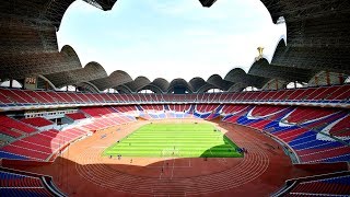 NORTH KOREA  Rungrado 1st of May Stadium Pyongyang [upl. by Akeenahs]