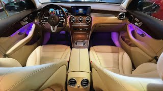 2022 MercedesBenz GLC SUV  INTERIOR Details [upl. by Ardekal589]