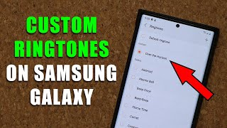 How to Set ANY Song as Custom Ringtone on your Samsung Galaxy Smartphone [upl. by Pet]