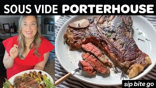 Sous Vide Porterhouse Steak Thats SO Juicy [upl. by Ezaria]