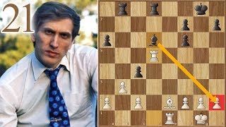 Robert James Fischer Champion of The World  Spassky vs Fischer  1972  Game 21 [upl. by Enilemme]