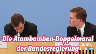 Die AtombombenDoppelmoral der Bundesregierung [upl. by Ennej888]