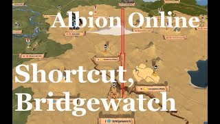 Albion Online  Caerleon to Bridgewatch fast almost safely [upl. by Arrahs938]