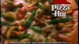 1998 Pizza Hut Commercial Papa Johns Battle  US Television 43 [upl. by Nnylsoj]