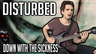 Disturbed  Down With The Sickness  GUITAR COVER 2020  Screen Tabs [upl. by Iphigenia]