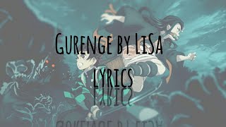 Demon Slayer Kimetsu no Yaiba Opening Full with lyrics LiSA  Gurenge [upl. by Laundes]