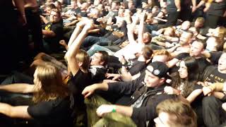 The quotRowingCommunityquot from the Amon Amarth Moshpit  14December 2019 Oberhausen [upl. by Yelsew]