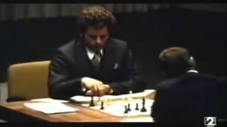 Rare Footage From Fischer Spassky 1972 World Chess Championship [upl. by Wanda196]