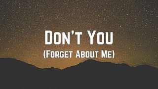 Simple Minds  Don’t You Forget About Me Lyrics [upl. by Nadeen]