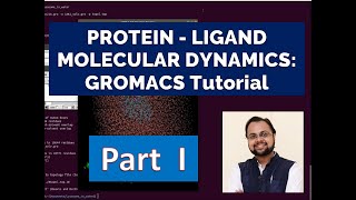 Molecular Dynamics Tutorial  ProteinLigand Complex GROMACS  PART 1 [upl. by Ydiarf]