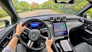 2024 MercedesBenz GLC 300  POV Driving Impressions [upl. by Treiber]