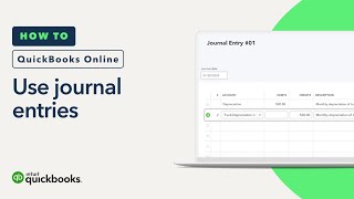 How to use journal entries in QuickBooks Online [upl. by Dalis]