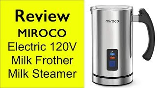 Review Miroco Milk Frother  How to make froth milk at home [upl. by Anatsirhc]