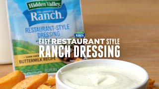 Easy RestaurantStyle Ranch [upl. by Peacock]