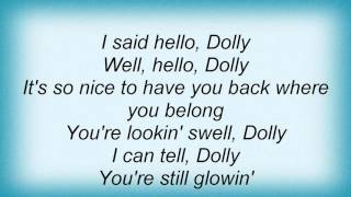 Louis Armstrong  Hello Dolly Lyrics [upl. by Anaujat]