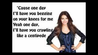 VICTORIOUS Beggin On Your Knees LYRICS [upl. by Auqenehs]