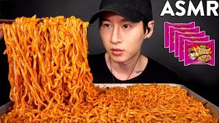 4X SPICY MALA FIRE NOODLE CHALLENGE MUKBANG No Talking Zach Choi ASMR [upl. by Analah463]