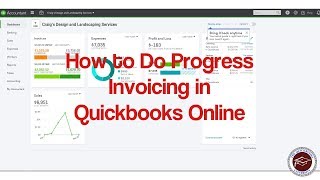 How to Do Progress Invoicing in Quickbooks Online [upl. by Adnarram]