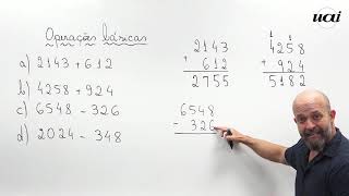 ADIÇÃO E SUBTRAÇÃO aprenda com o matemática zero  Aula 1 [upl. by Pare965]