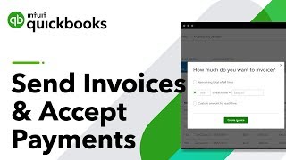 Send Invoices Anywhere amp Easily Accept Payments  QuickBooks Online [upl. by Savage]