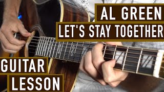 Lets Stay Together  Acoustic Guitar Lesson  Al Green [upl. by Notgnillew]