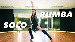 Girls Rumba Solo Latin Dance Intermediate Level Routine  Dafna Choreography  StyleMe [upl. by Eidod]