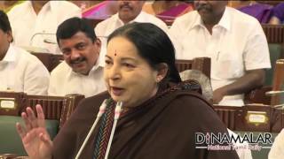 CM Jayalalitha Makes Fun of DMK at TN assembly  Dinamalar [upl. by Ellemaj]