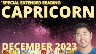 CAPRICORN December 2023 Overview ♑️ Monthly horoscope tarot card reading [upl. by Dillon]