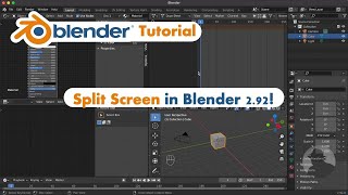 Split Screen in Blender 292 Customize Your Window  Blender Tutorial [upl. by Sherry]