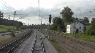 Führerstandsmitfahrt RosenheimMünchen Hbf [upl. by Orella]