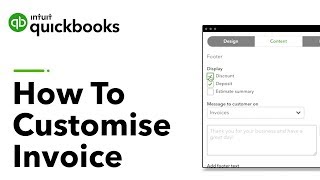 How to Customise Your Invoice in QuickBooks Online [upl. by Hawkins]