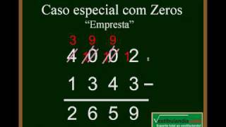 Matematica Zero  Aula 2 Subtração [upl. by Nnaed748]