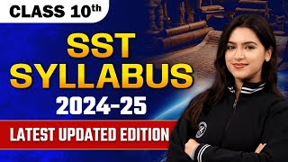 CBSE Class 10 Class SST Syllabus 202425  Latest Updated Edition By Ujjvala Mam [upl. by Marie-Ann447]