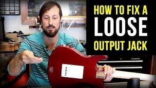 How to Fix A Loose Guitar Jack the right way [upl. by Halliday]