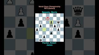 SPASSKY vs FISCHER WCC 1972 Game 3 [upl. by Arinayed]