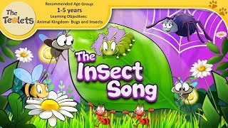 The Insect Song for Preschoolers I Bug Songs I Nursery Rhymes and Kids Songs I The Teolets [upl. by Randy9]