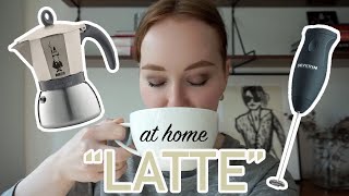 HOW TO MAKE A quotLATTEquot AT HOME moka pot  frother [upl. by Derick]