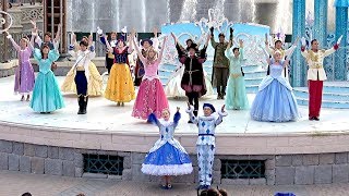 Starlit Princess Waltz FULL Show at Disneyland Paris 2018 w8 Princesses Including Belle Cinderella [upl. by Darum336]