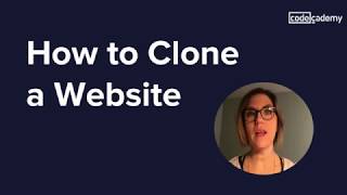 How to clone a website [upl. by Auqenet]