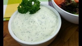 HOW TO MAKE RANCH DRESSING [upl. by Gine610]