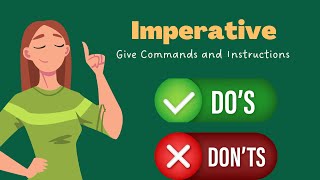 The Imperative  Give Orders and Commands  English Grammar [upl. by Levana]