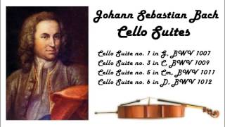 Johann Sebastian Bach  Cello suites in 432 Hz great for reading or studying [upl. by Ycak980]